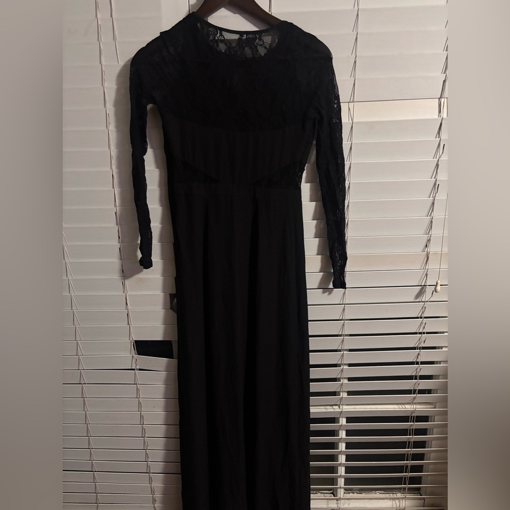 Express Black Long Sleeve Dress